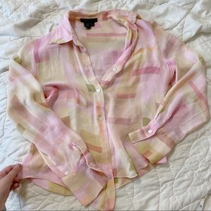 Vintage pink blouse